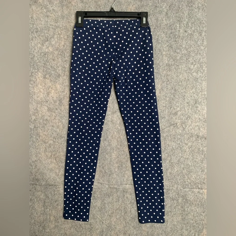 Gap Disney Girl Size M 8 Blue Polka Dots Mickey‎ Minnie Leggings